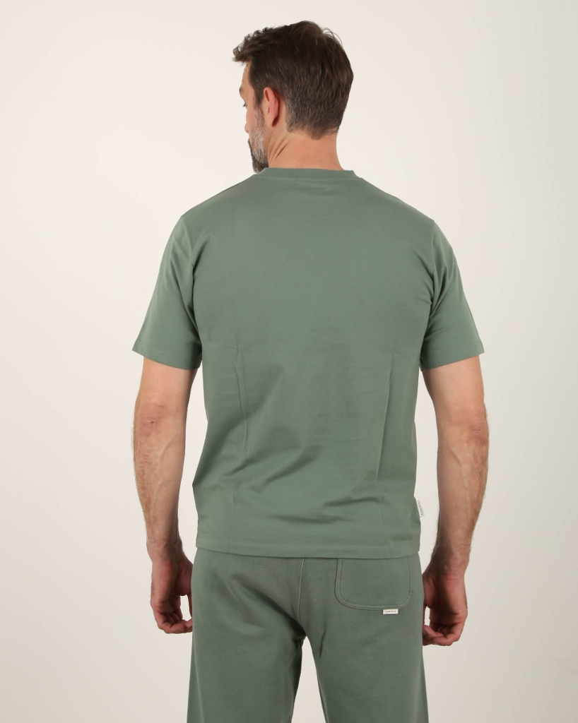Filling Pieces  T-shirt Green Environment with print