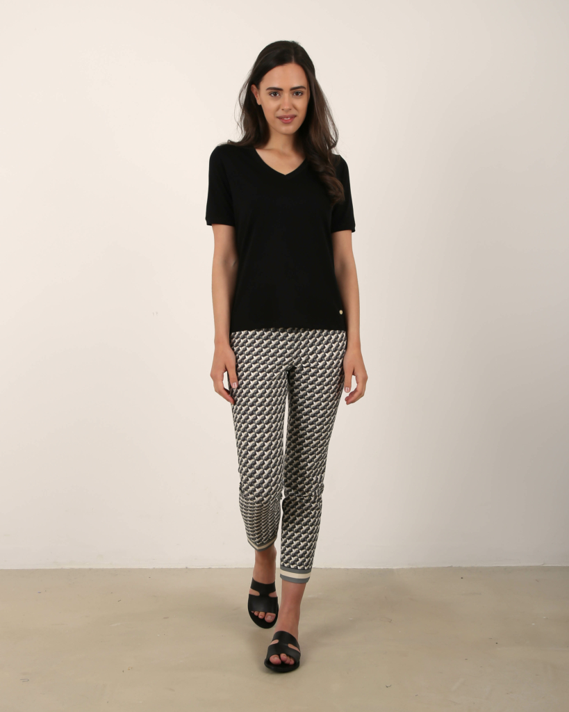 Cambio Trousers Print