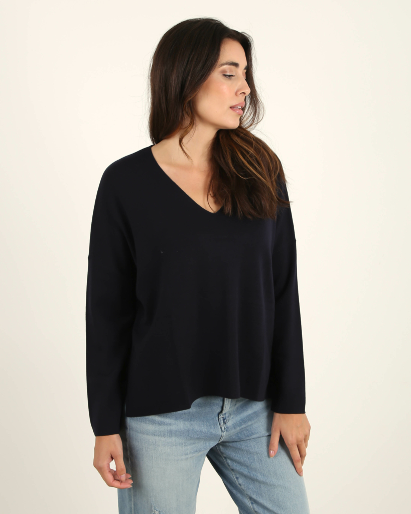 Allude Sweater Navy