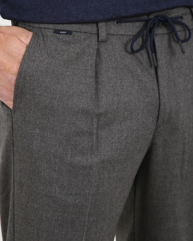 04651/ A trip in a bag Trousers Gray