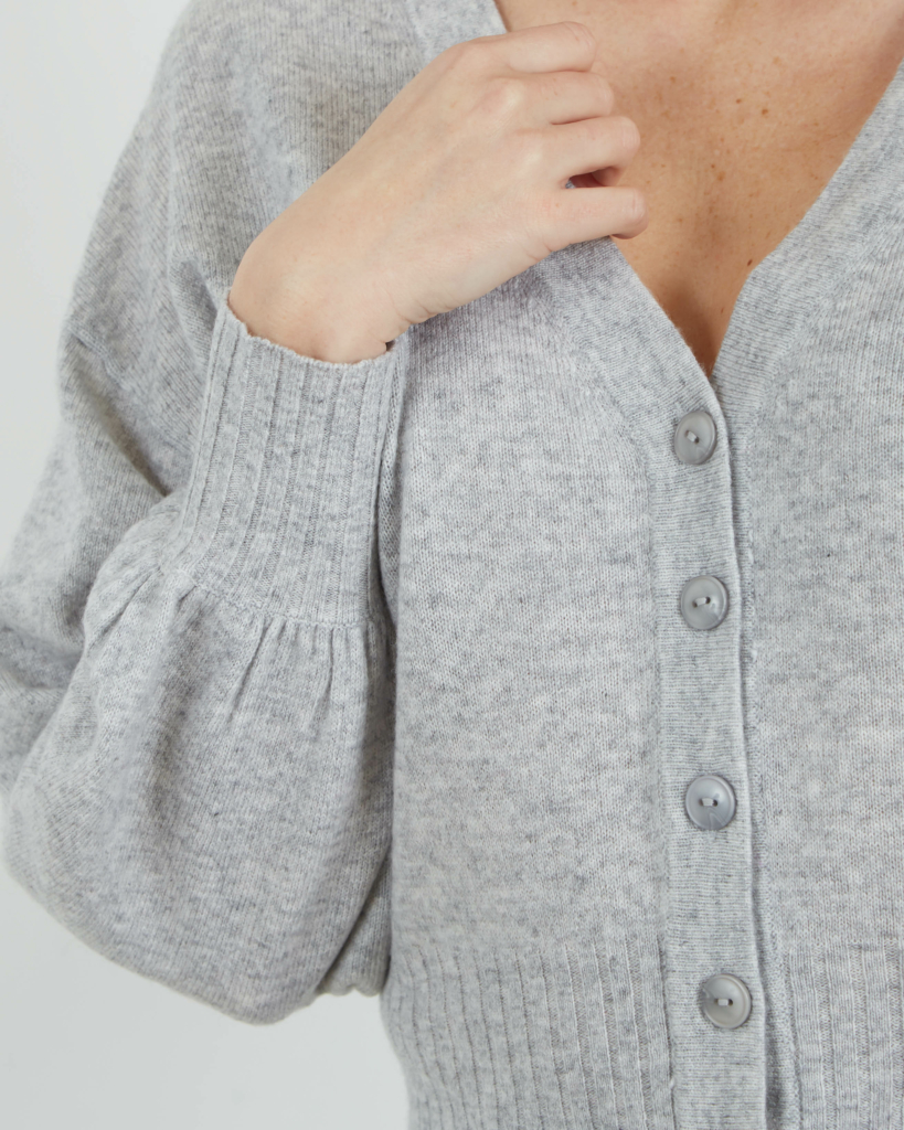 Absolut Cashmere Cardigan Eugenie Gris Chine