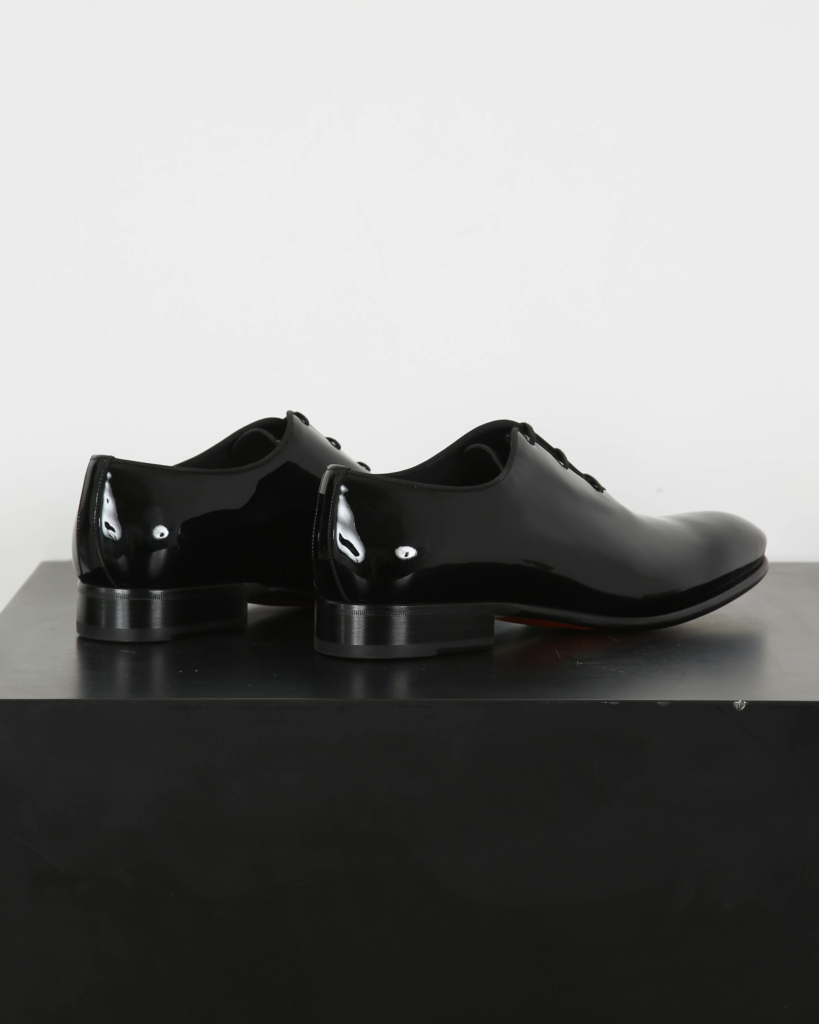 Santoni  Shoes leather sole black