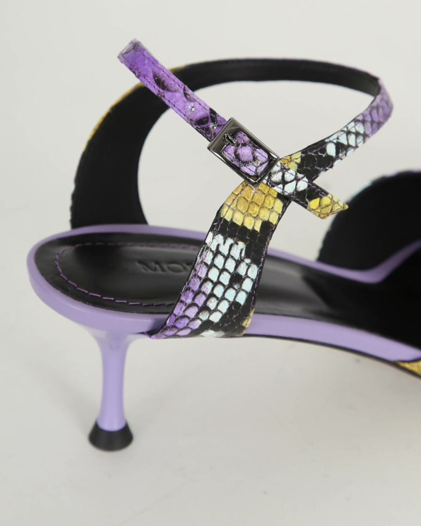 Morobé Grace Sandals Purple Python