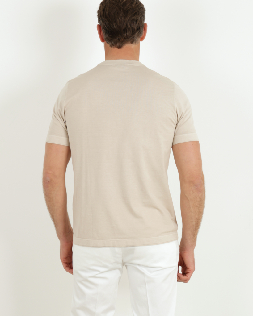 Gran Sasso Cotton T-shirt Zand