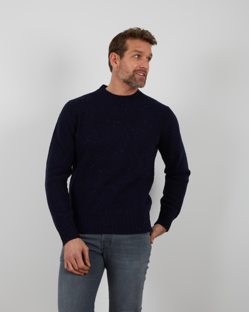 Aspesi Sweater round neck navy