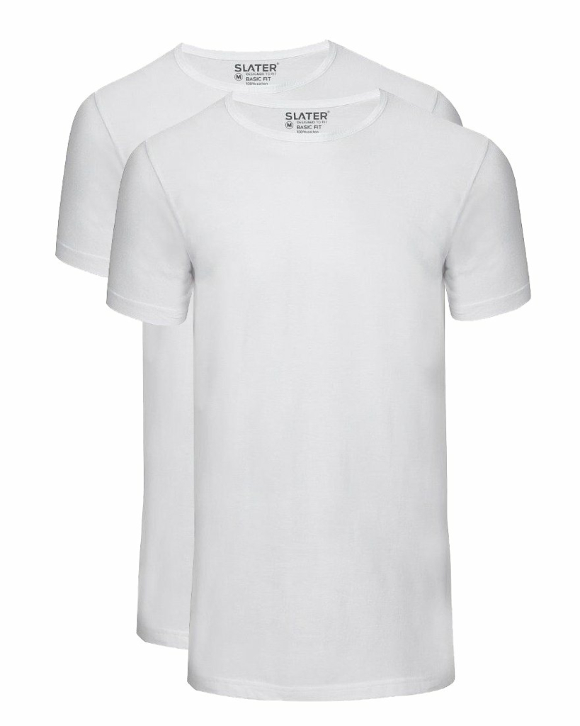 Slater Basic fit T-shirt round neck