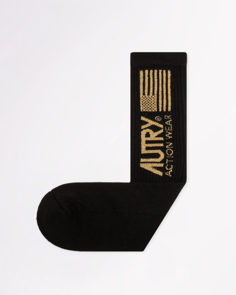 Autry Gold Club Socks Black