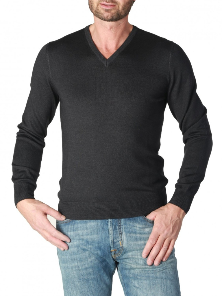 Gran Sasso V-neck Sweater Antra