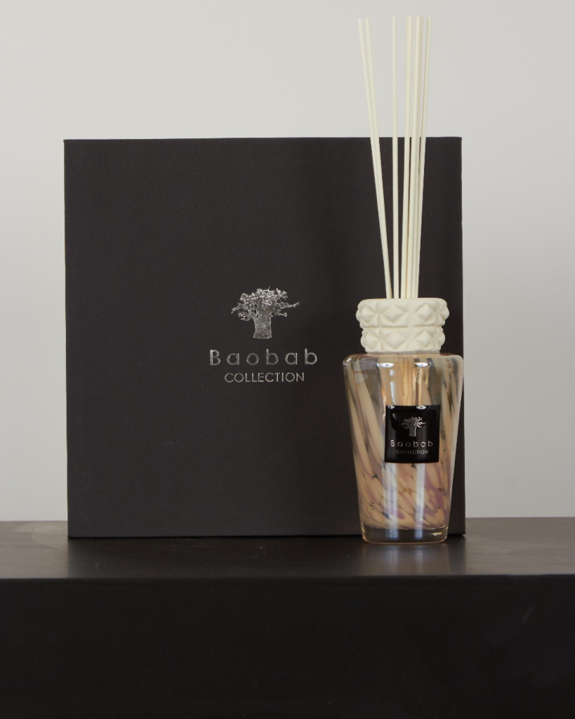 Baobab Collection Fragrance diffuser Mini Totem Pearls White