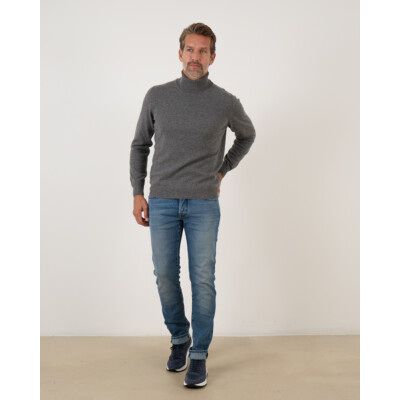 Gran Sasso Turtleneck Pullover Mid Grey
