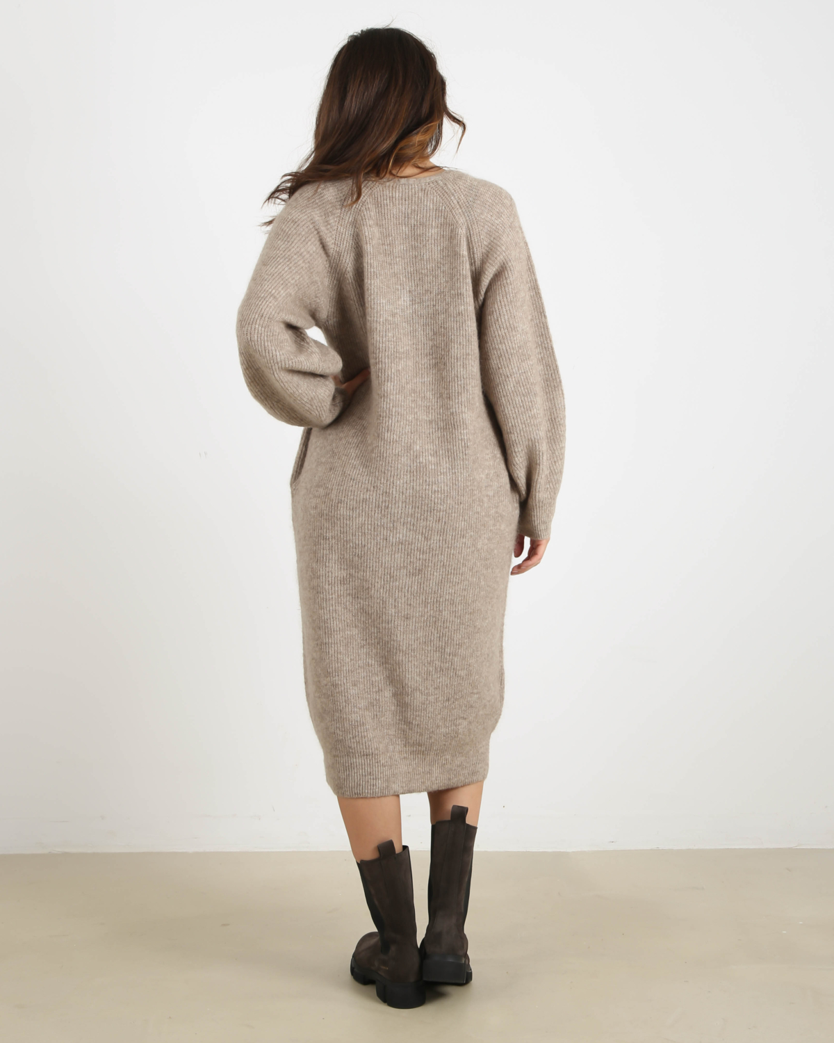 Knit Cardigan Cyrus Taupe