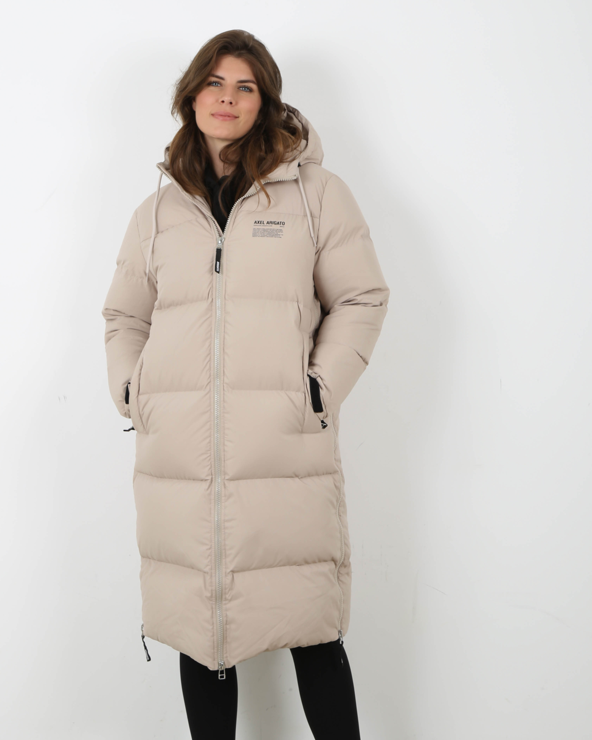 Lumia Down Puffer Coat Beige