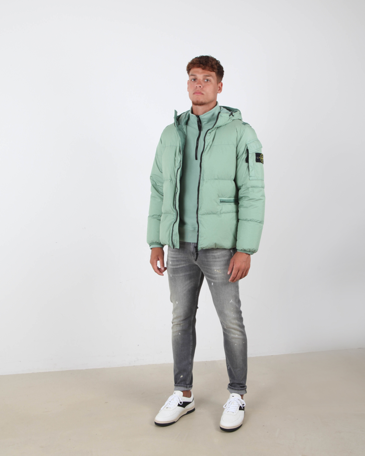Crinkle Reps NY Down Jacket Sage