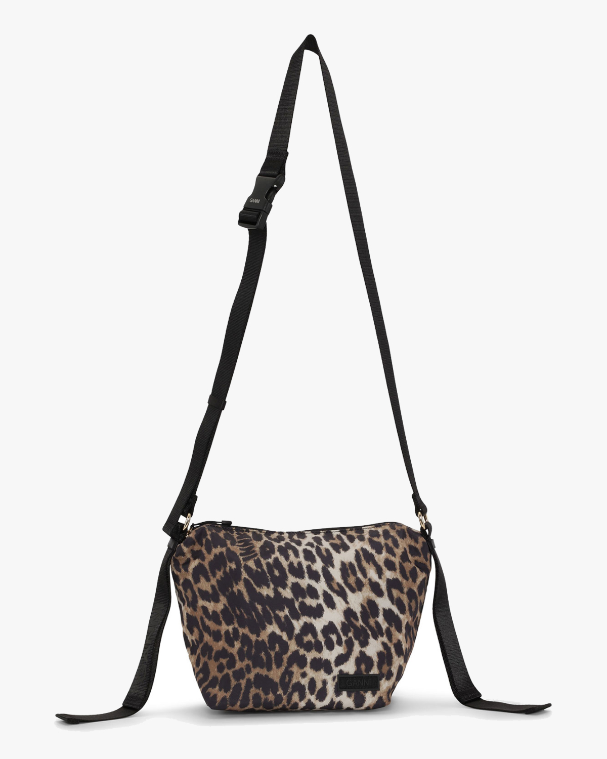 Small hobo leopard bag