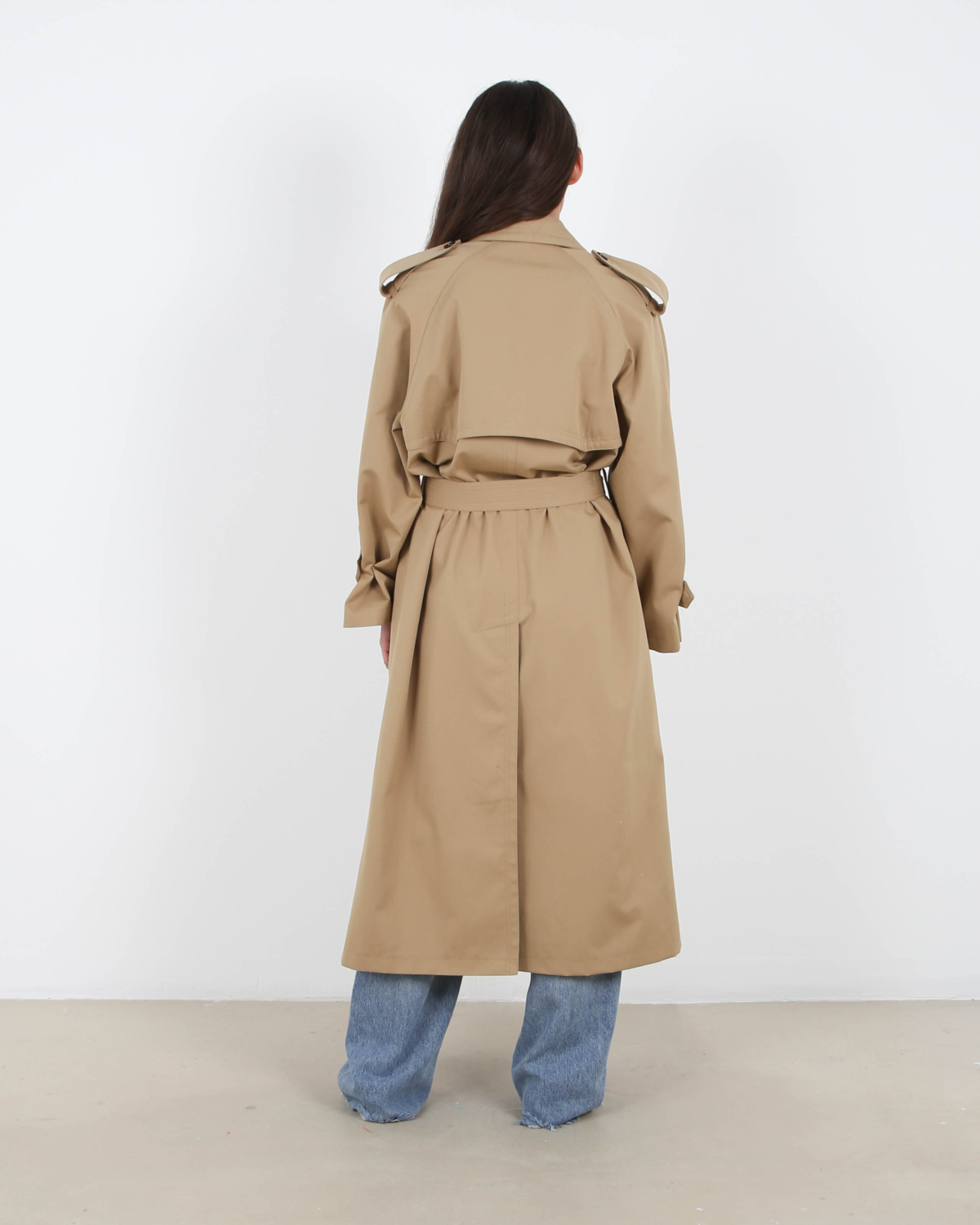 Trench coat camel