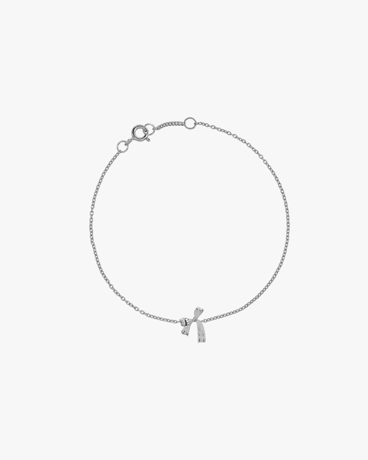 Anna + Nina Bow Bracelet Silver