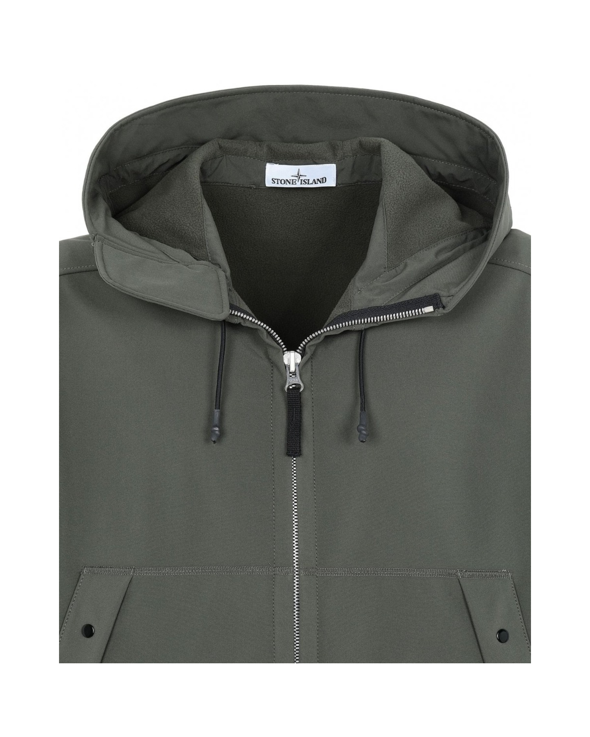 Stone Island - Jacket Soft Shell-R Q 0122 Olive green