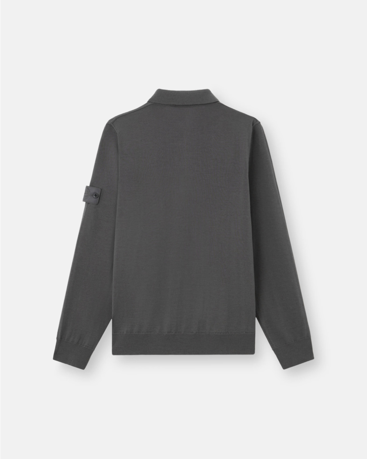 Stone Island Ghost Polo Long Sleeve Dark Grey