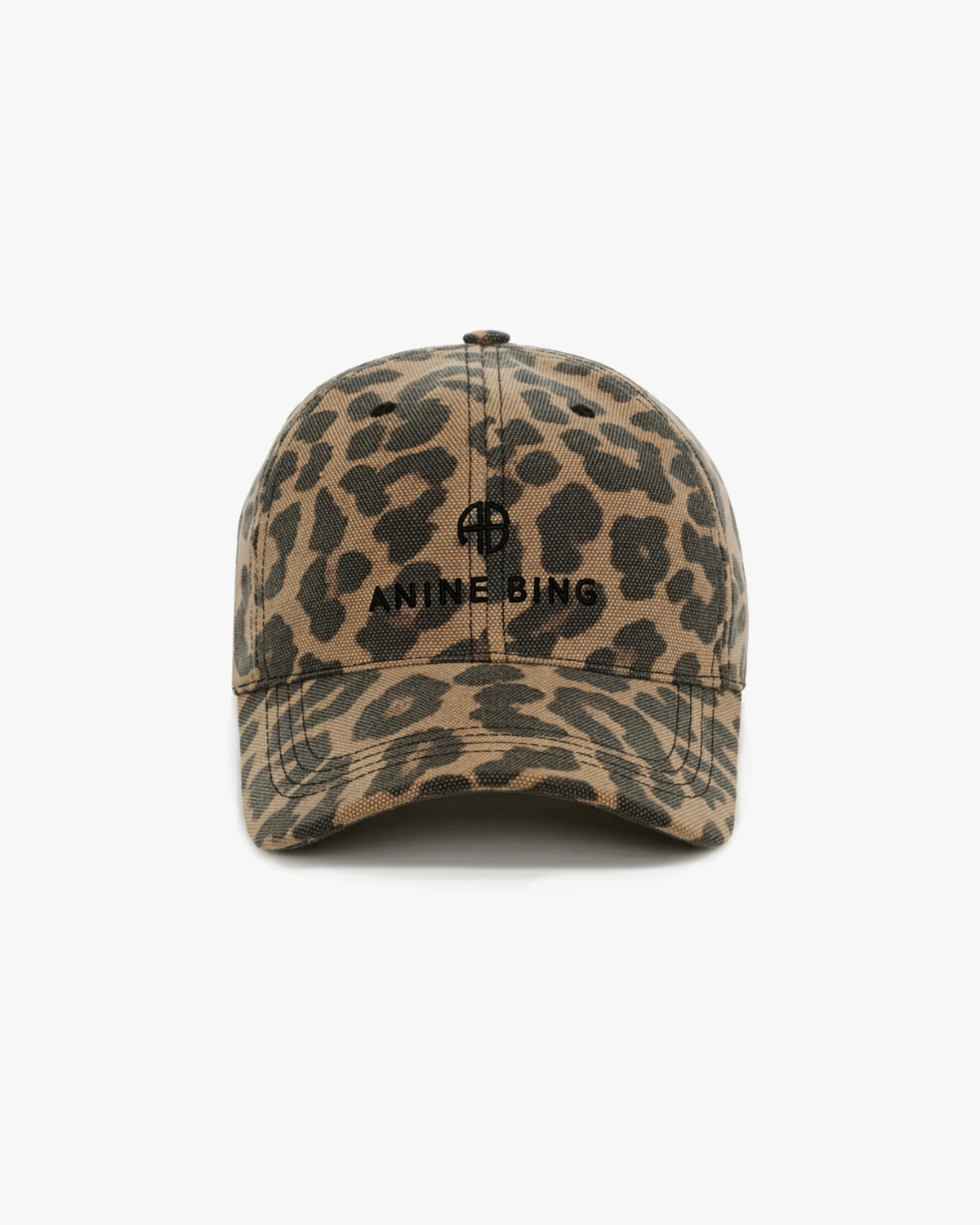 Anine Bing Jeremy Baseball Cap Leopard