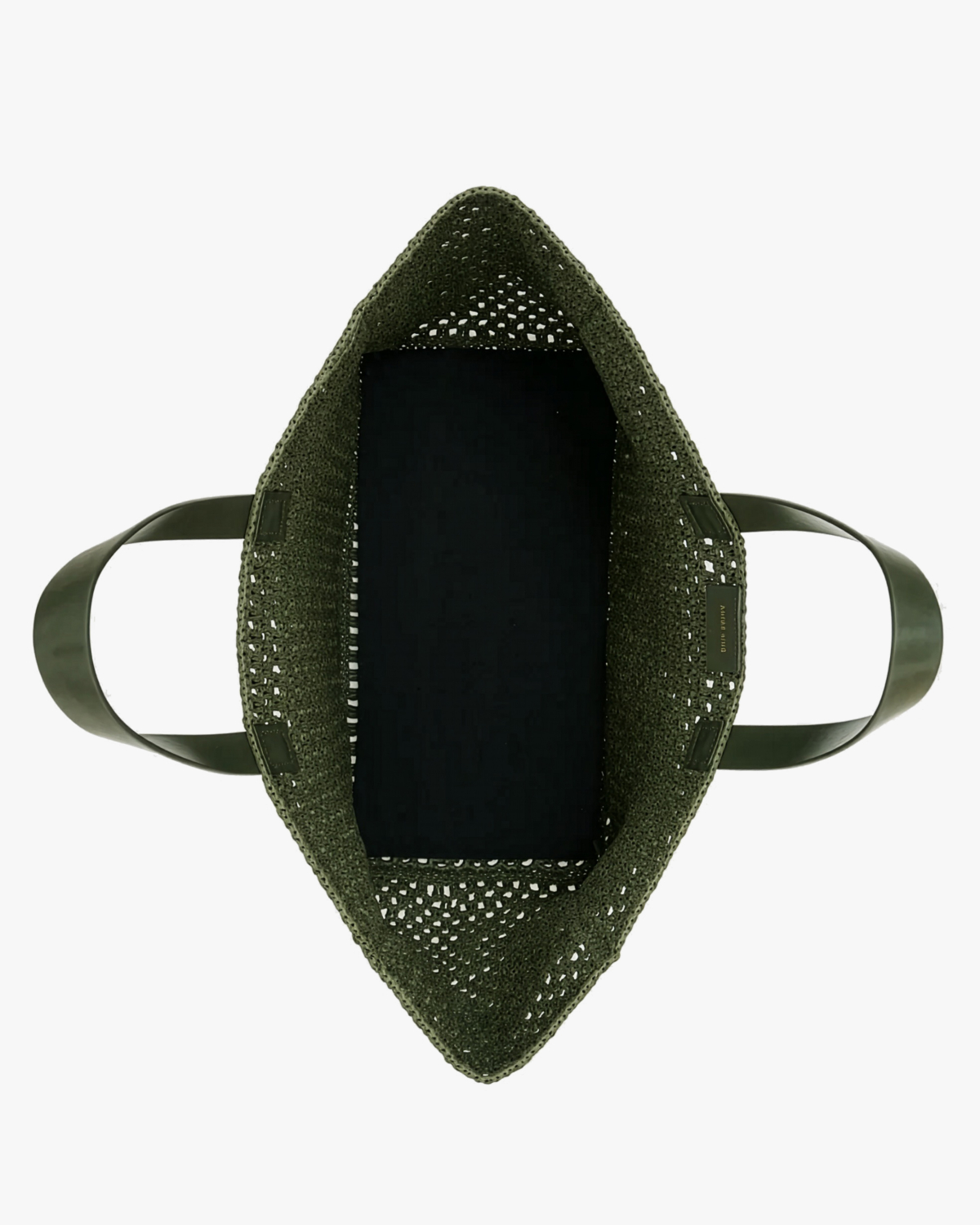 Anine Bing Geweven Tas Olive