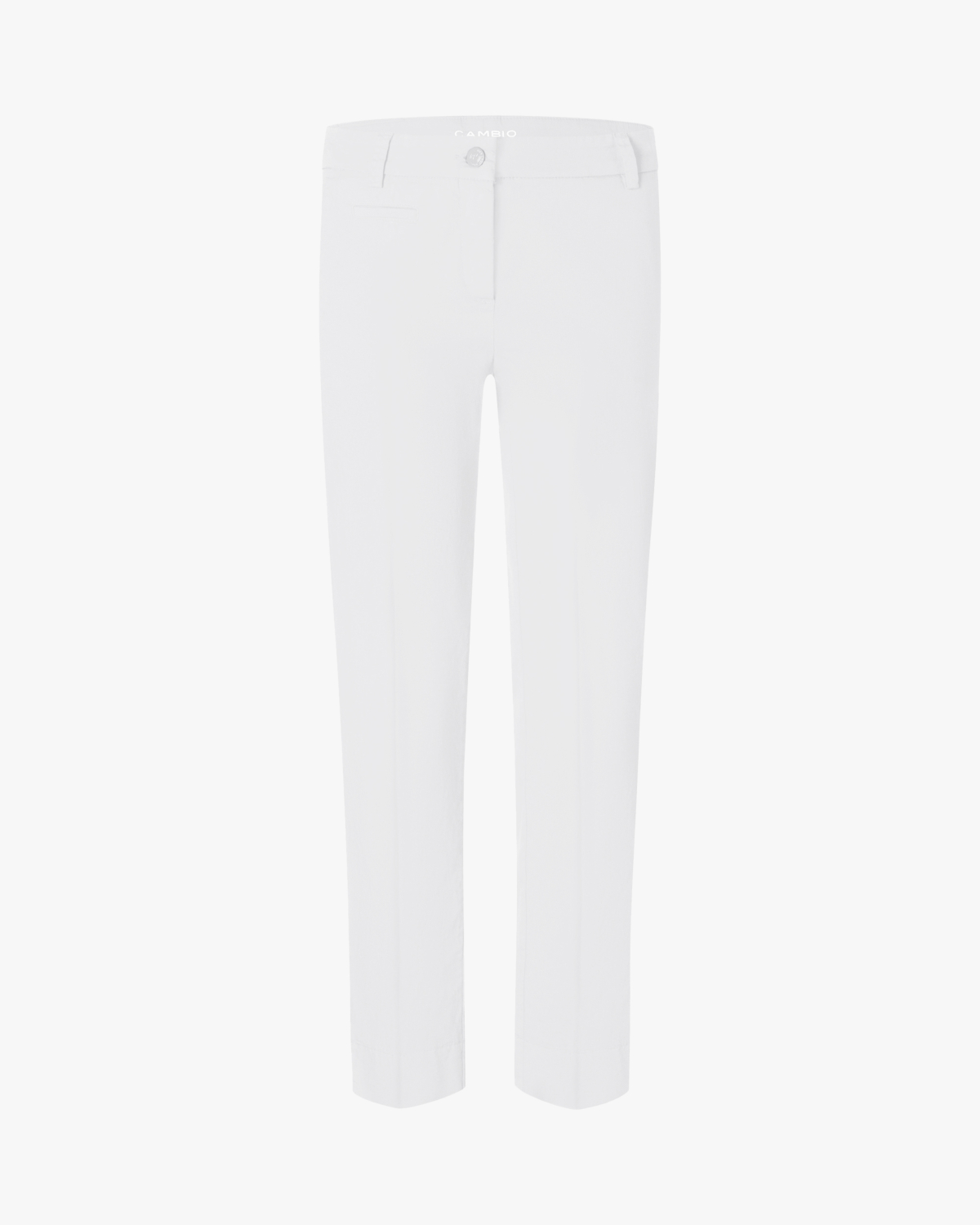 Cambio Stella Cropped Pants White