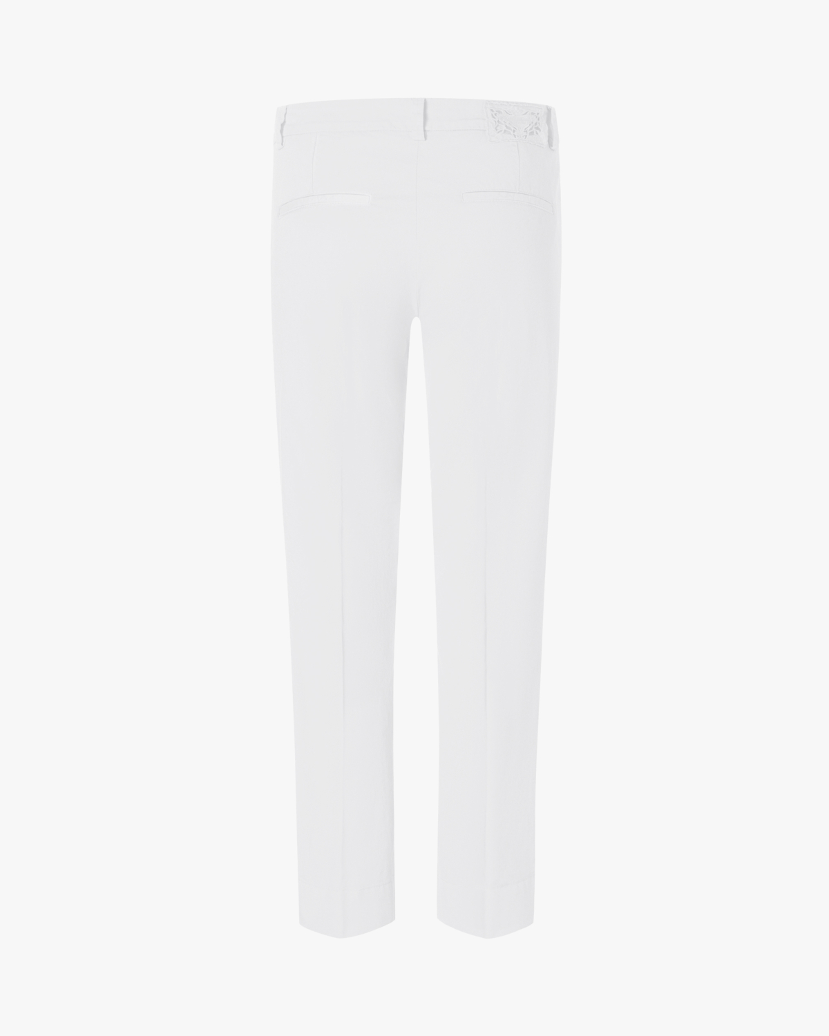 Cambio Stella Cropped Pants White
