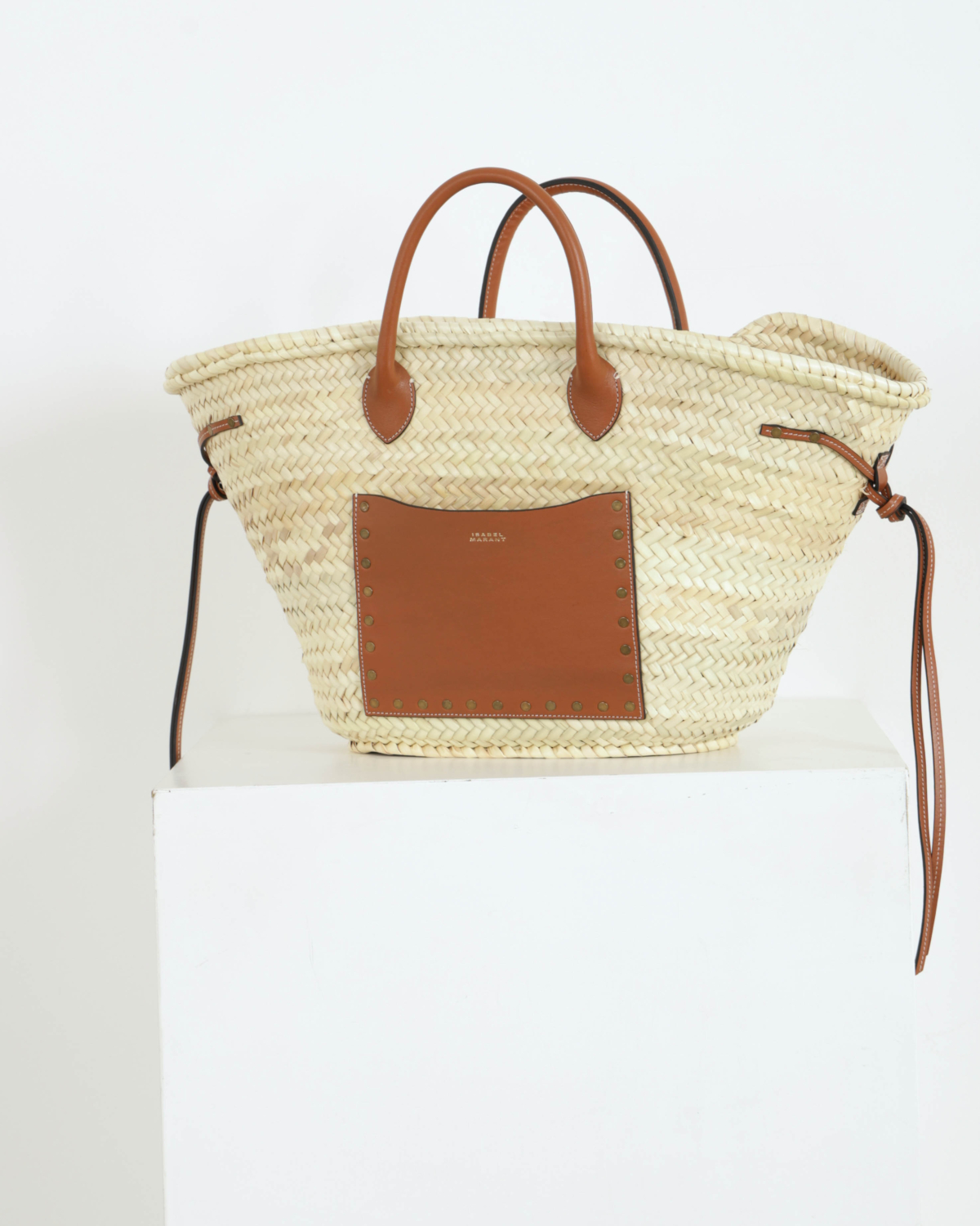 Cadix Basket Bag Natural/Cognac