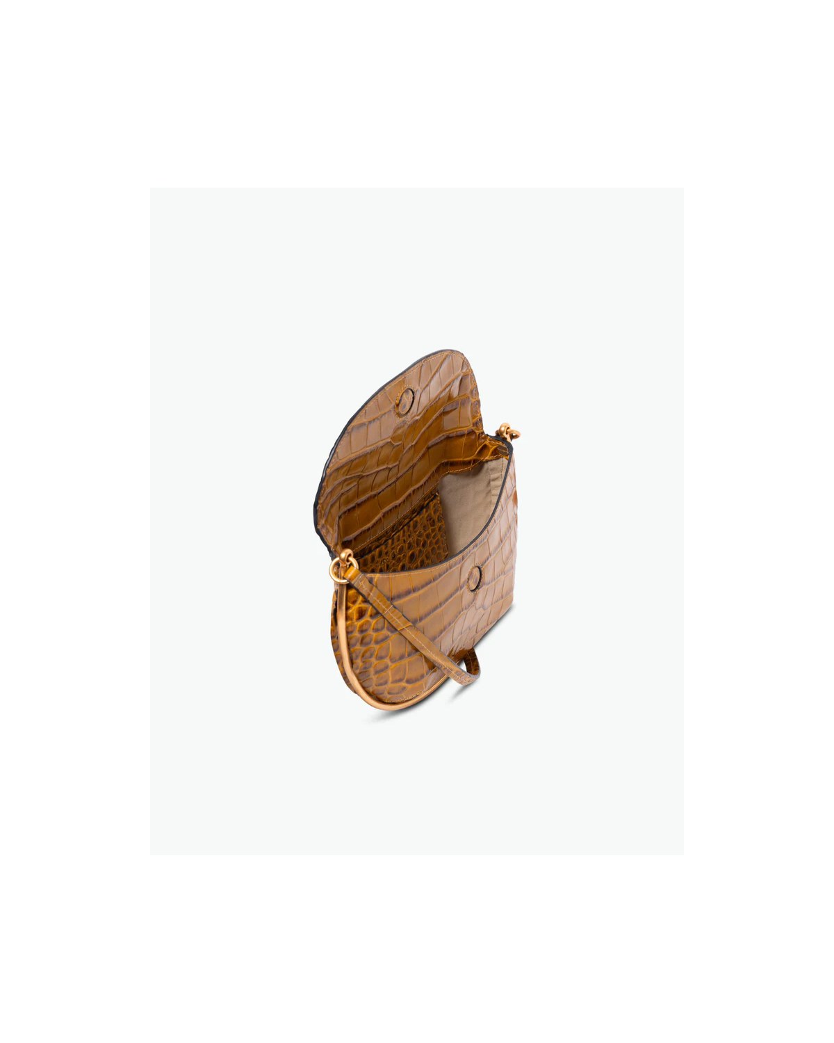 Wandler Kate Mini Bag Crossbody Saddle Croco