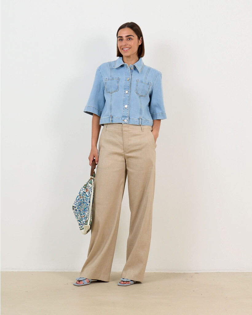 Dutiful Linen Trousers Sand