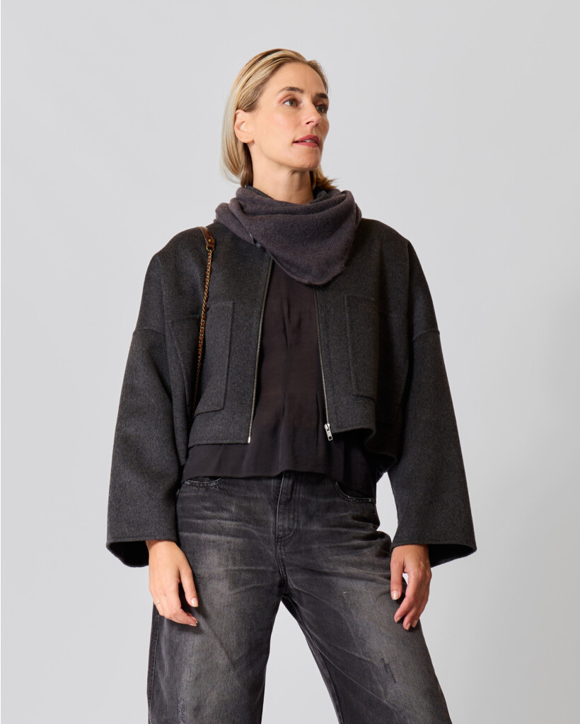 Renoird Triangle Scarf Anthracite