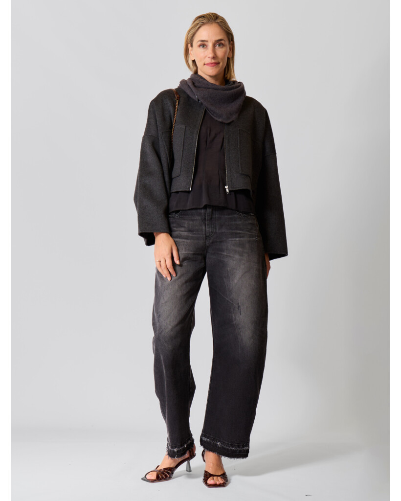 Renoird Triangle Scarf Anthracite