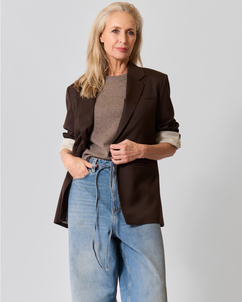 Mowtie Classic Blazer Chocolate Brown