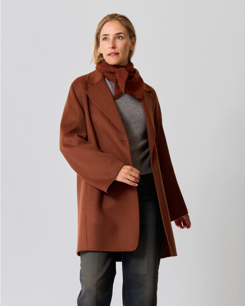 Ryton Wool Blend Coat Brown