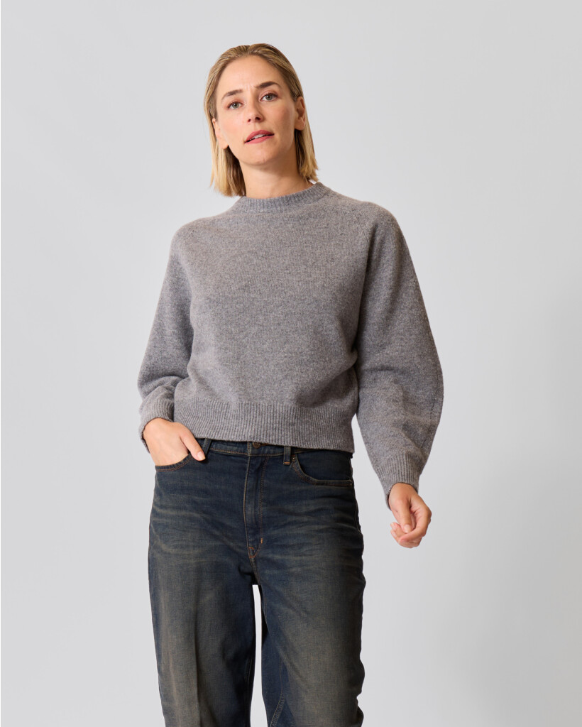 Ginnifer Grey Wool Sweater