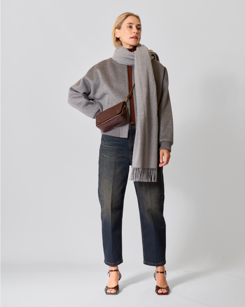 Lyzima Wool Turtleneck in Brick