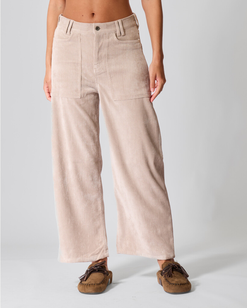 Derive Beige Corduroy Jeans