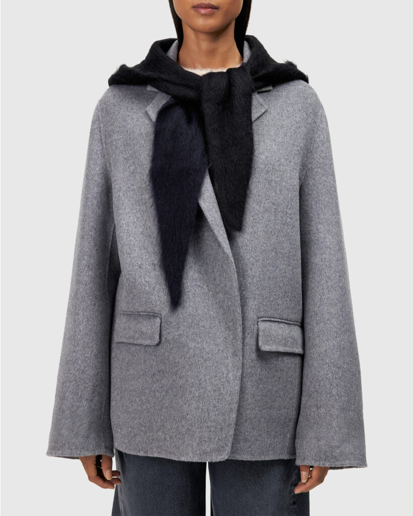 Pelagonie Hooded Scarf Black