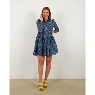 Munthe Dress Triangle indigo