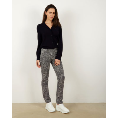 Marc Cain Collections Trousers print navy