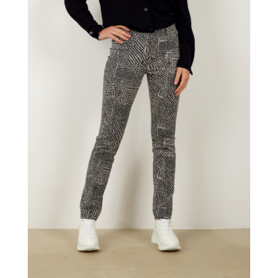 Marc Cain Collections Trousers print navy