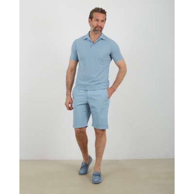 Zanone  Ice Cotton Polo Light Blue