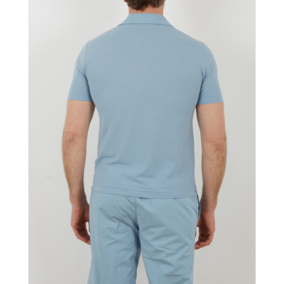 Zanone  Ice Cotton Polo Light Blue
