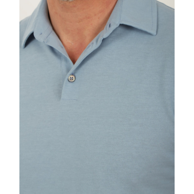 Zanone  Ice Cotton Polo Light Blue