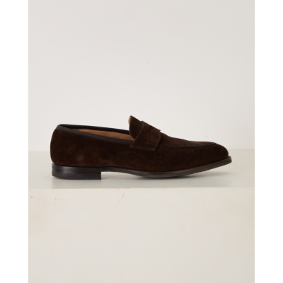 Crockett & Jones slip-on shoe low dark brown