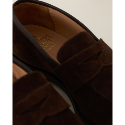 Crockett & Jones slip-on shoe low dark brown