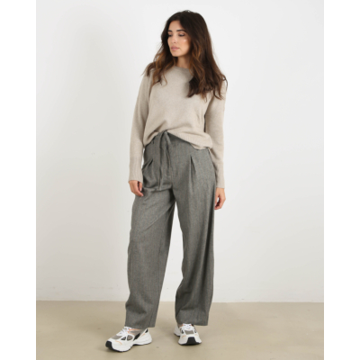 Malene Birger Trousers Povilo Gray