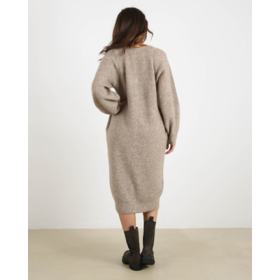 Malene Birger Knit Cardigan Cyrus Taupe