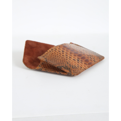 Claris Virot Python Card Holder Alex Moka