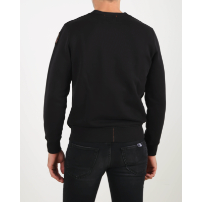 Parajumpers Caleb sweater with logo print Black