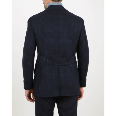 Orazio Luciano jacket double breasted blue check